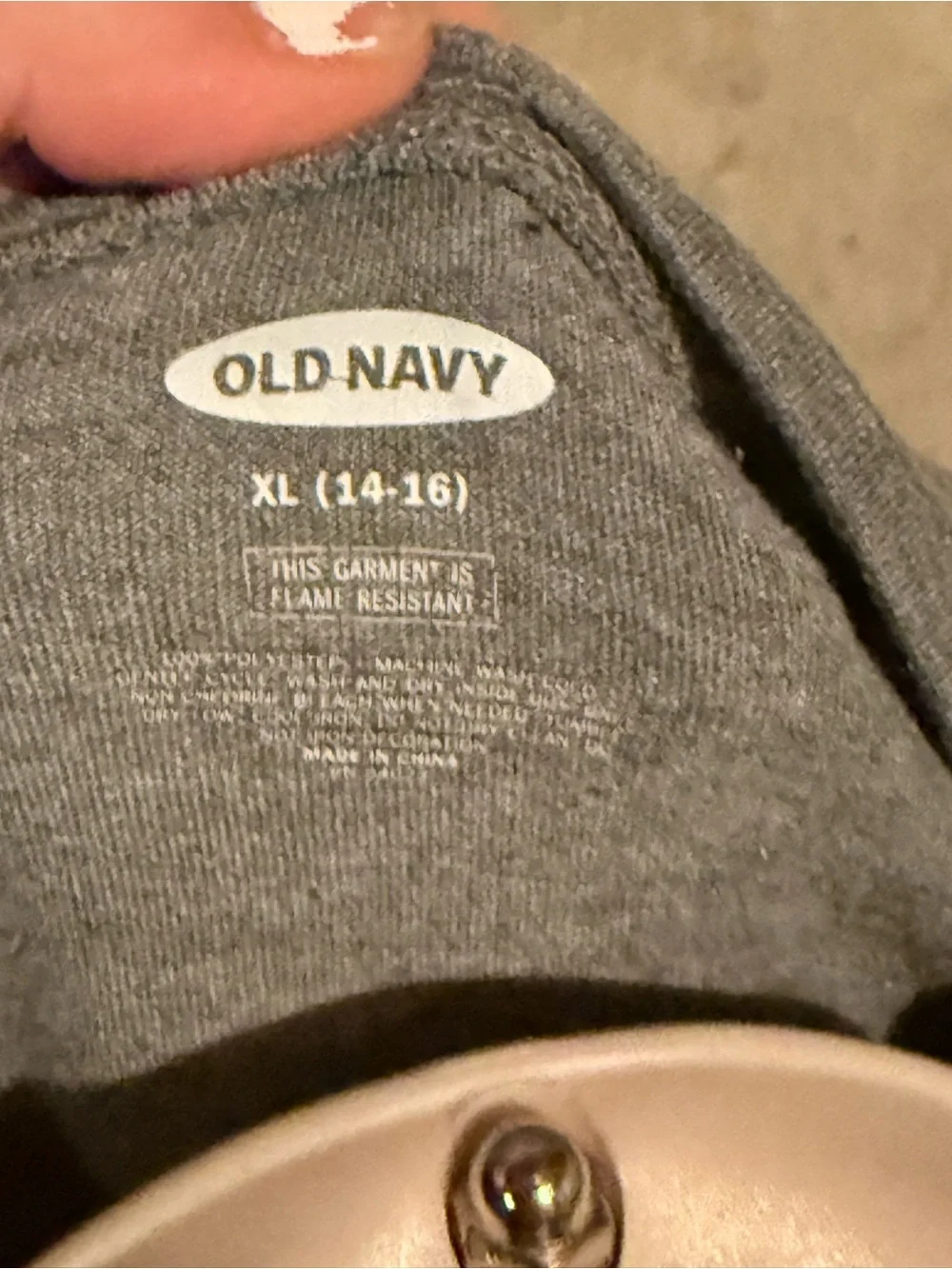Old Navy soft gray